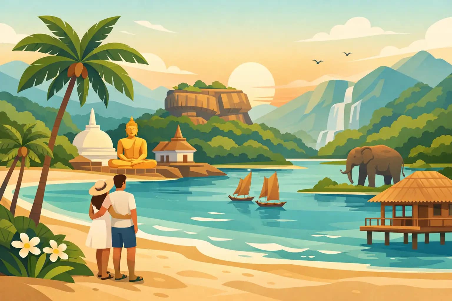 Sri Lanka Honeymoon Itinerary for 10 Nights