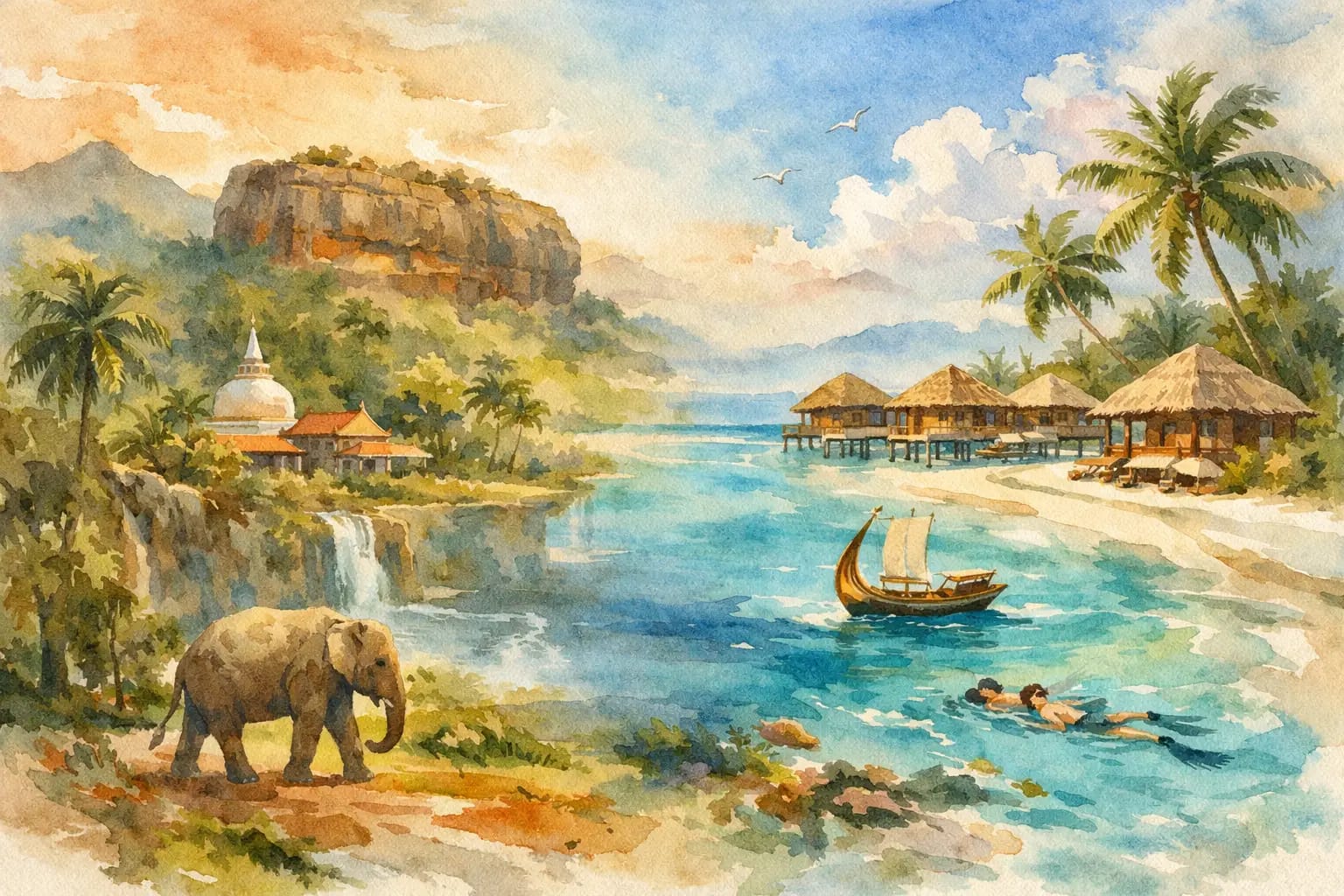 How to Combine Sri Lanka and Maldives