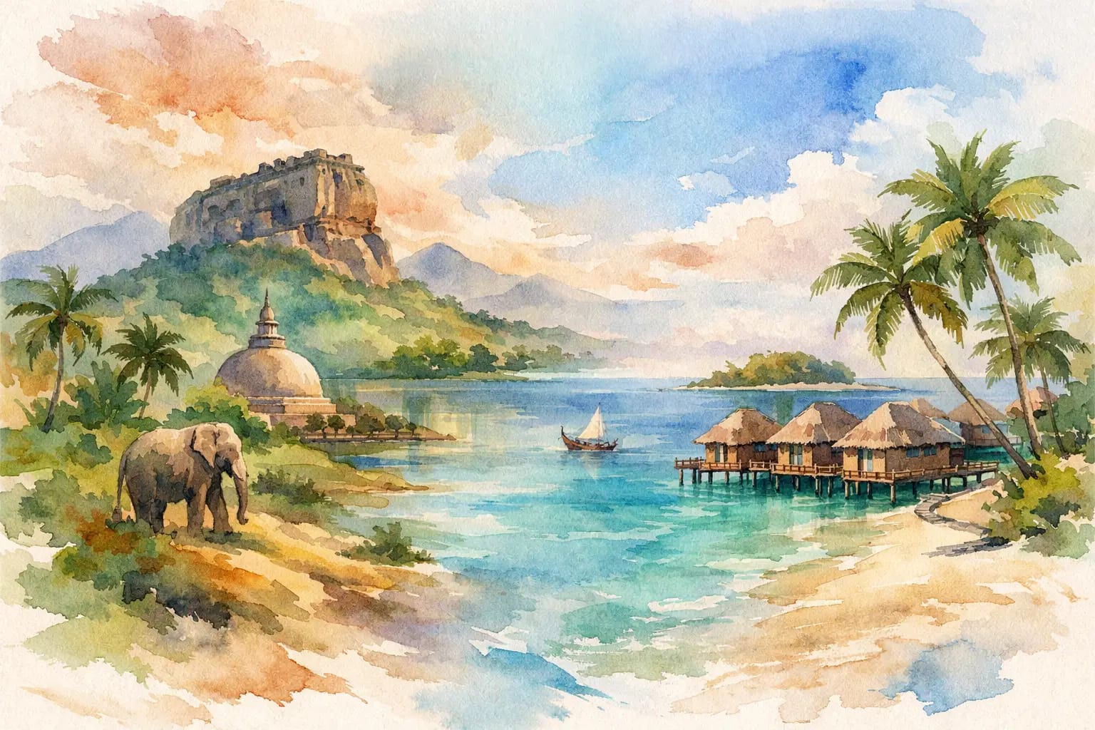 Sri Lanka and Maldives Trip Example